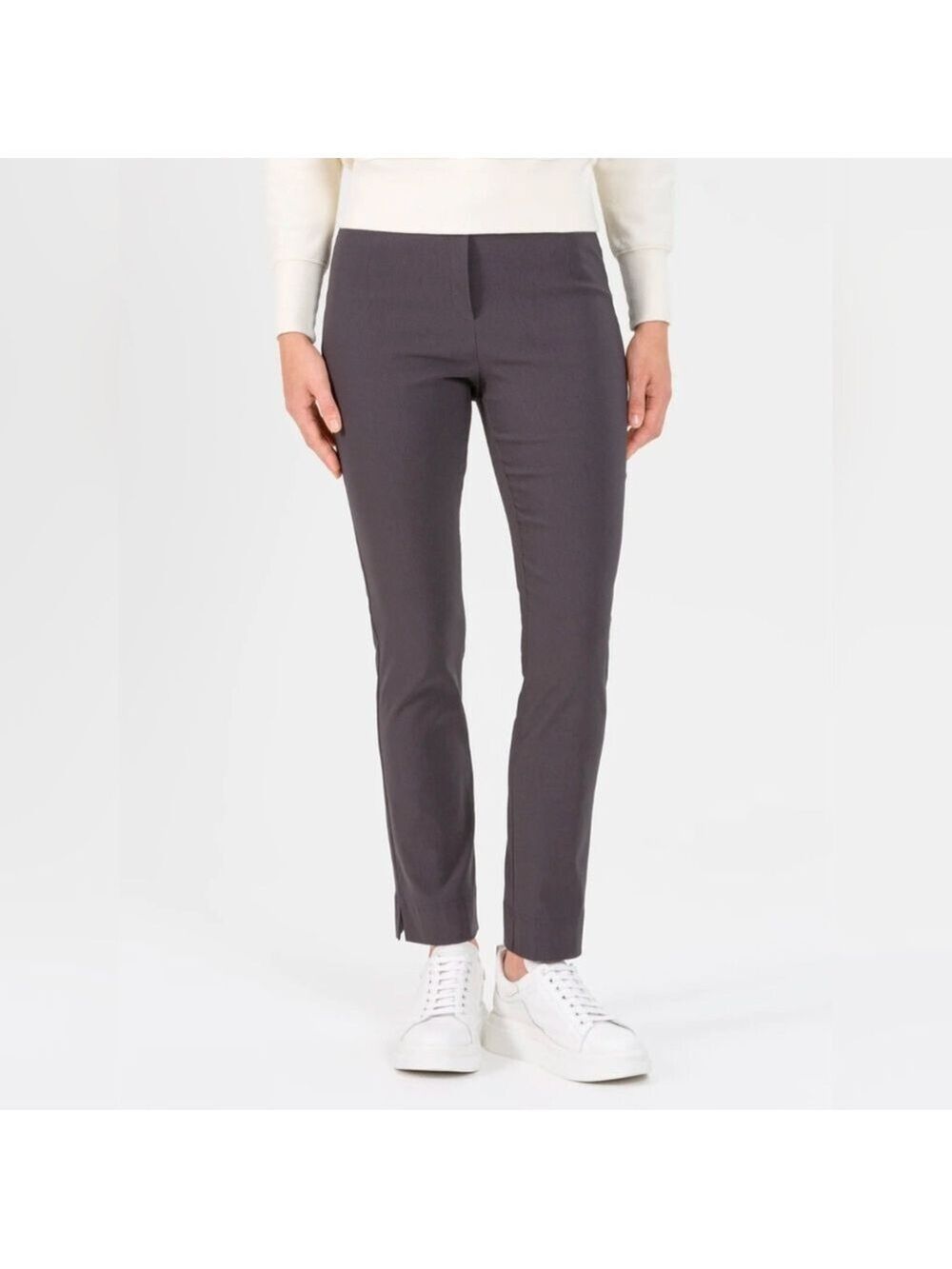 Stehmann Gray Loli slim stretch trousers in ankle length Size 14